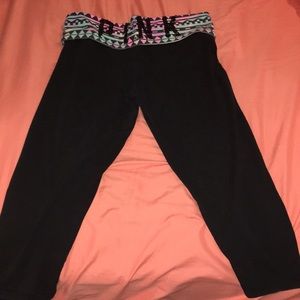Victoria’s Secret pink cropped leggings